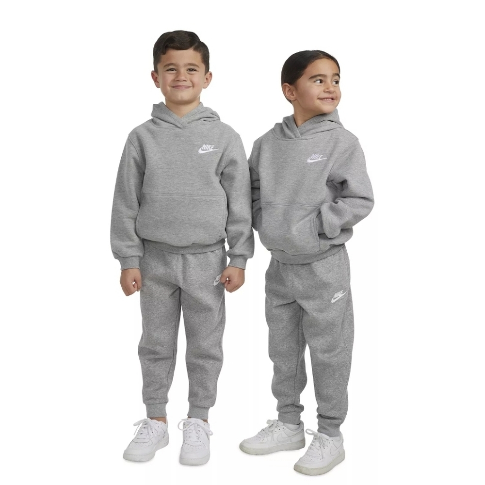 Kids 4-7 Nike Sportswear Club Fleece Jogger Set Size 5-6 years Gray